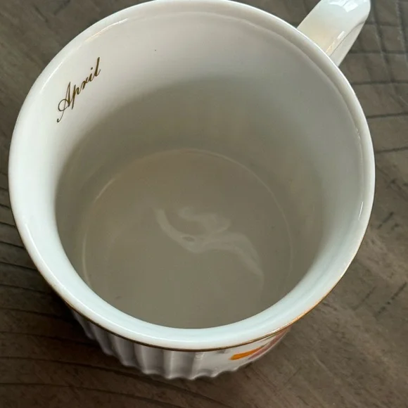 April Birth Flower Vintage Original Bohemia Sweat Pea Birth Month‎ April mug - Picture 7 of 8